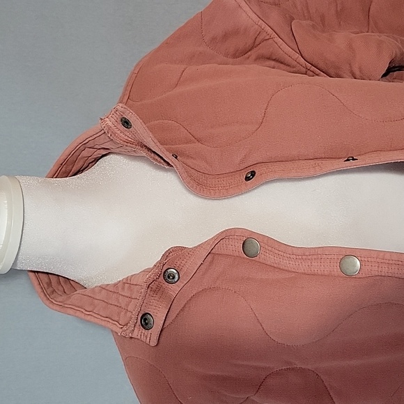 Dusty Pink Cozy Quilted Jacket - Picture 2 of 10